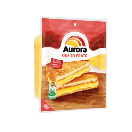 QUEIJO PRATO FATIADO AURORA  300G