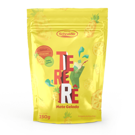 Erva mate schneider terere abacaxi 250g