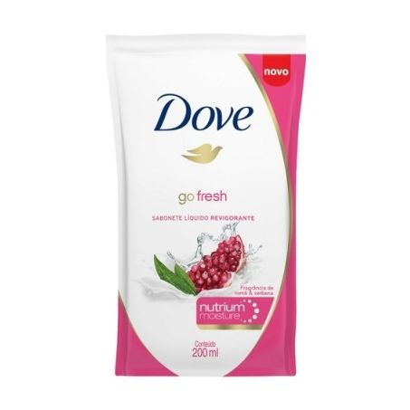 SABONETE LIQUIDO REVIGORANTE ROMA E VERBENA DOVE REFIL 200ML