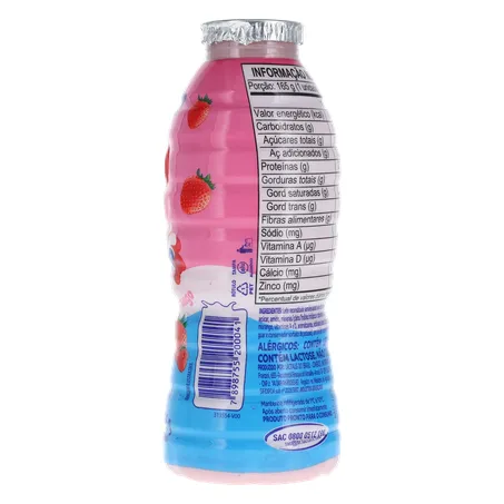 Iogurte Líquido Morango Chambinho 165g 360-12