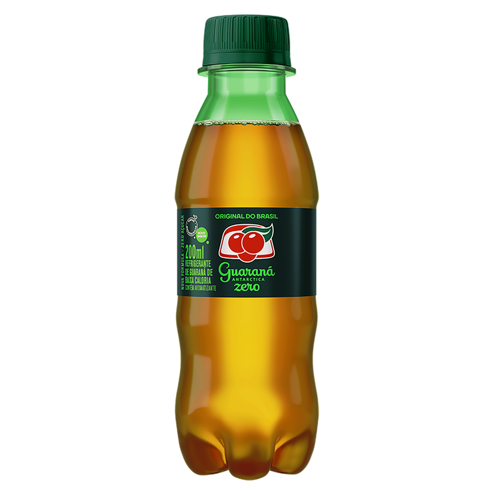 Refrigerante Guaraná Antarctica 200ml - Zero Açúcar - Caçula - Pet