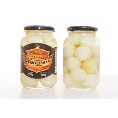 CEBOLINHA EM CONSERVA CONSERVAS MATEUS VIDRO 300G