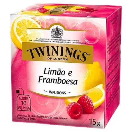 CHA TWININGS LIMAO E FRAMBOESA 15G