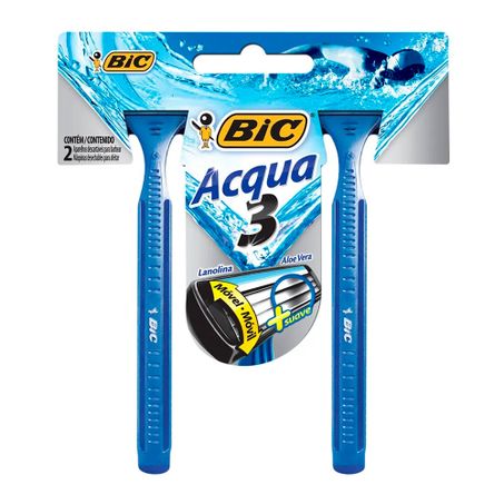 APARELHO BARBEAR BIC ACQUA 3