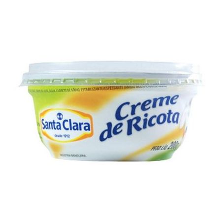 Creme ricota santa clara pt 200g