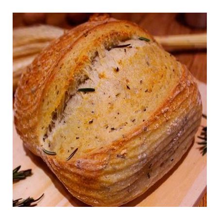 Pao italiano de fermentacao alecrim com azeite 500g