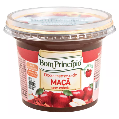 DOCE DE MAÇÃ COM CANELA BOM PRINCÍPIO