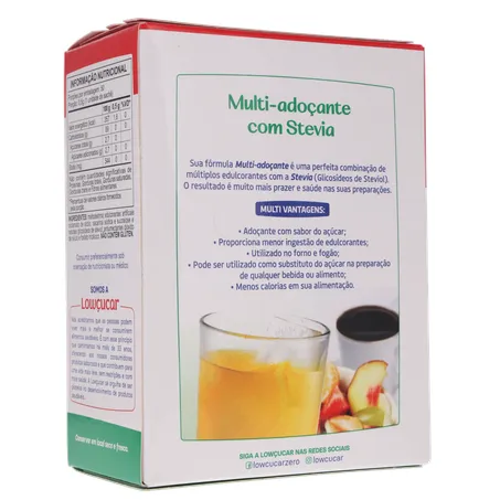 ADOÇANTE LOWÇÚCAR STEVIA PLUS C/50UN 25G 360-15