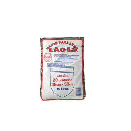 Lages-saco lixo 15l c/ 20