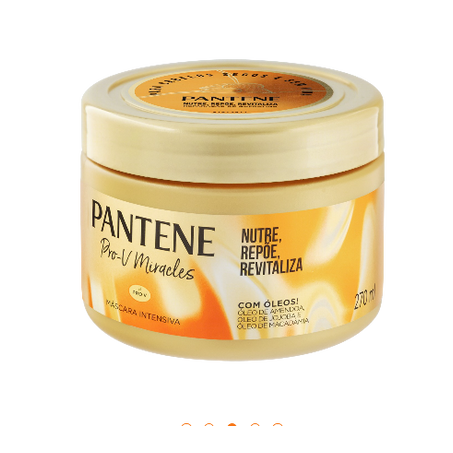 Máscara De Tratamento Pantene Nutre, Repõe, Revitaliza Pote 270ml 
 