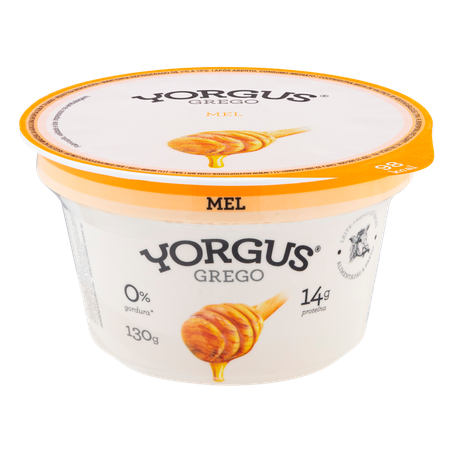 Iogurte Yorgus Grego Desnatado Mel 130g