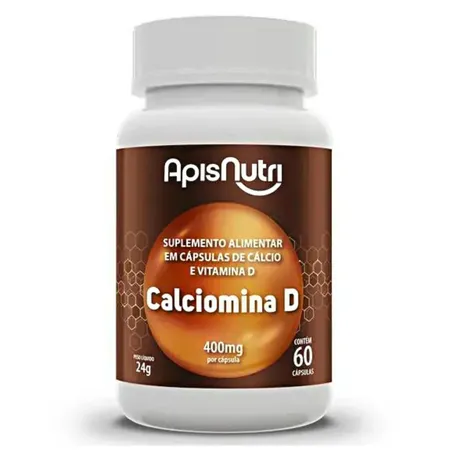 CALCIOMINA D 60 CAPS 400MG - APISNUTRI