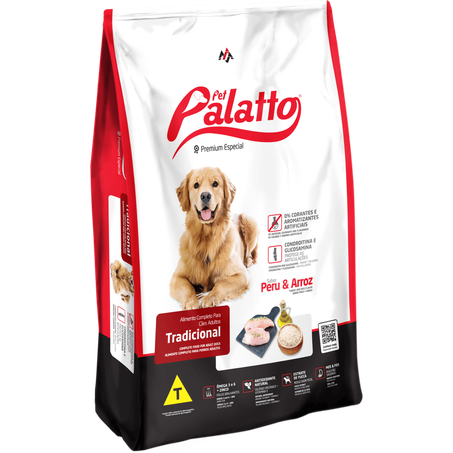 Ração Palatto Tradicional Cães Adulto 25Kg