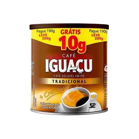 Cafe iguacu soluvel lt trad.lv200pg190