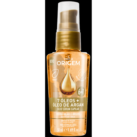 Óleo Sérum Capilar Origem 7 Óleos  Argan 50Ml