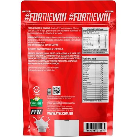 WHEY PROTEIN FTW REFIL 900G LEITE 360-1