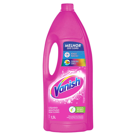 Alvejante sem Cloro Vanish 1,5 Litro - Pink