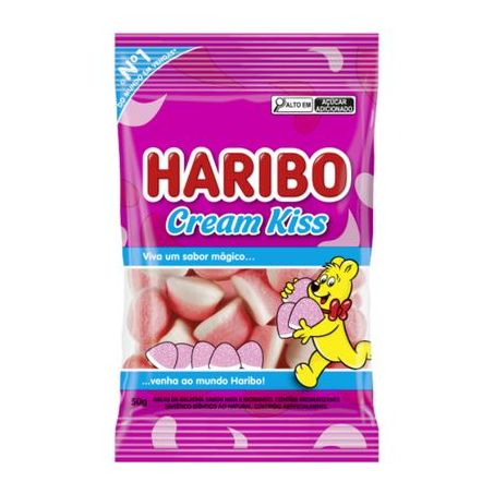 BALA HARIBO 50G CREAM KISS