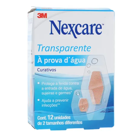 Curativo nexcare á prova de água tamanhos diferentes caixa c-12unid 360-35