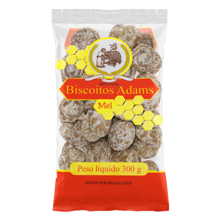 BISCOITO ADAMS MEL 300G