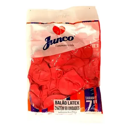 Balao junco 50x1 vermelho n70