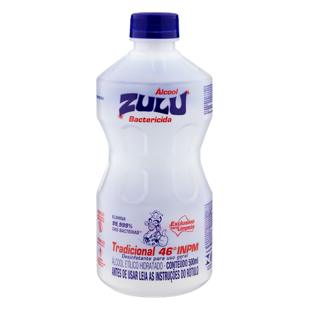 ALCOOL ZULU 46TRADICIONAL500ML