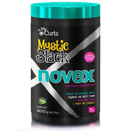 CREME TRAT. NOVEX SANTO BLACK 400G