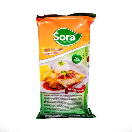 FILÉ VEGETAL CARNE BRANCA À PARMEGIANA 125G