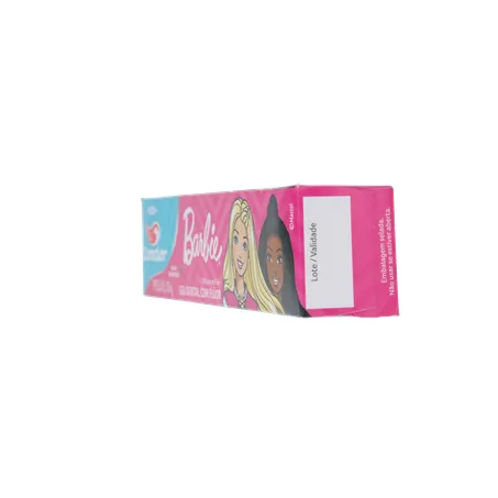 Creme Dental Infantil Barbie Morango com Flúor Condor 50G 360-7