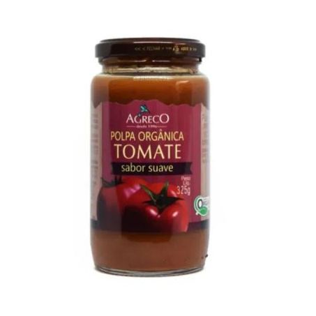 Purê de tomate orgânico veg agreco suave 325g vd