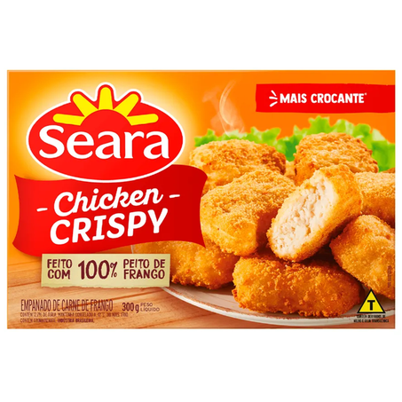 EMPANADO CHICKEN CRISPY SEARA 100% FRANGO 300G 360-1