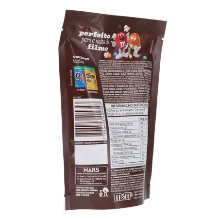CHOC.M&MS 148G AO LEITE POUCH 360-14