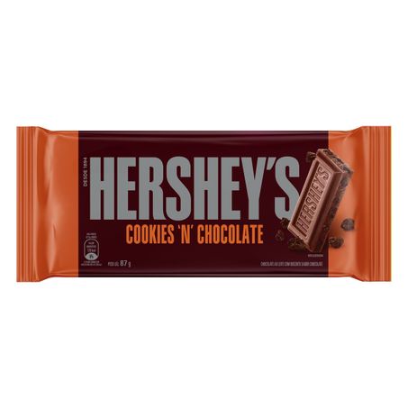 Chocolate ao leite cookies 'n' chocolate hershey's