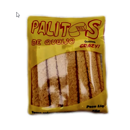 SALGADINHO CRAZY PALITO INTEGRAL 75G