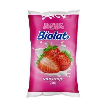 Bebida Láctea Biolat Morango 1,150g