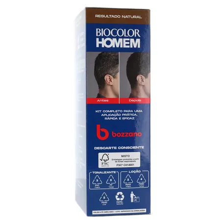 Coloração Biocolor Homem Bozzano Castanho Médio 360-26