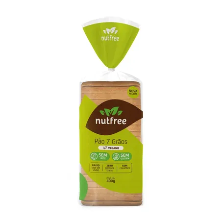 PAO 7 GRAOS VEGANO 400G - NUTFREE