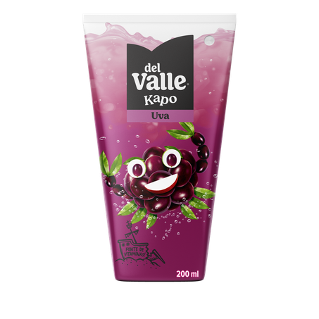 Refresco Adoçado Uva Del Valle Kapo Caixa 200ml