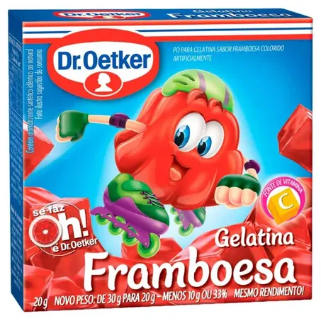 GELATINA DR OETKER FRAMBOESA 20G