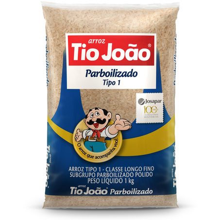ARROZ TIO JOÃO PARBOILIZADO T1 1KG
