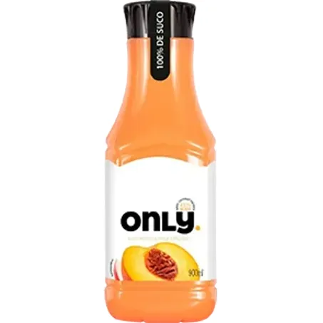 Suco only maca/pessego 900ml