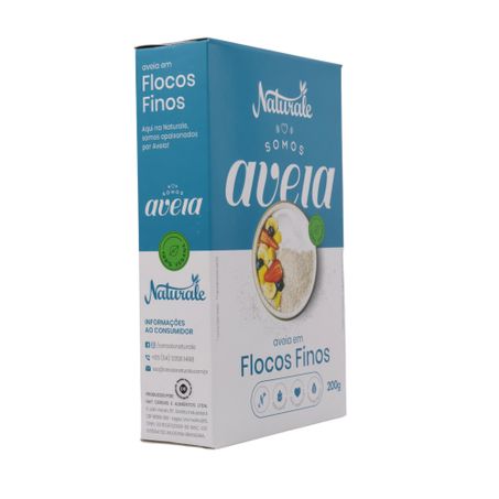 Aveia naturale flocos finos 170g 360-51