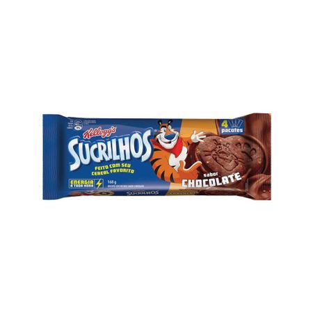 BISCOITO KELLOGGS 168G SUCRILHOS CHOCOLATE