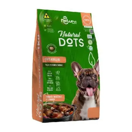 Racao caes raca peq natural dots 1kg