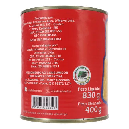 Pessego citral inteiro 400g 360-25