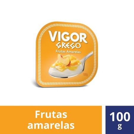 IOGURTE VIGOR GREGO FRUTAS AMARELAS 90G