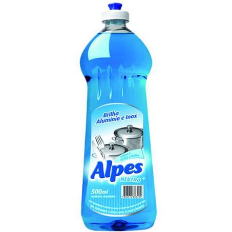 Brilha Alumínio Alpes Líquido Neutro Frasco 500ml 
 