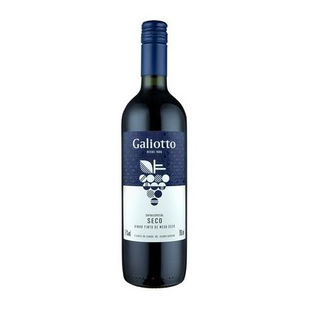 BEB. VINHO GALIOTTO TINTO SECO 750ML