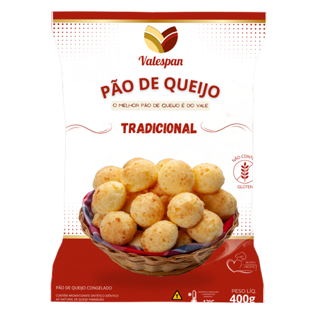 Pao de queijo tradicional valespan 800g