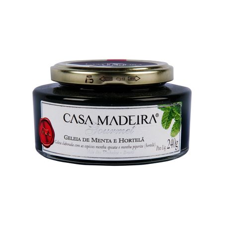 GELEIA MENTA COM HORTELÃ CASA MADEIRA GOURMET